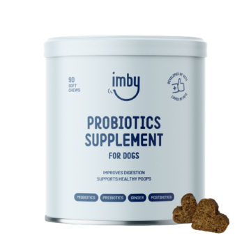 IMBY, Probiotics Supplement for Dogs/ Συμπλήρωμα Προβιοτικών για Σκύλους, 90 Μαλακές Μασώμενες Ταμπλέτες