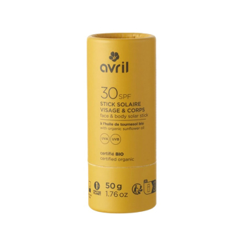 Avril BIO, Sun Stick SPF30/ Αντηλιακό Στικ SPF30, 50γρ