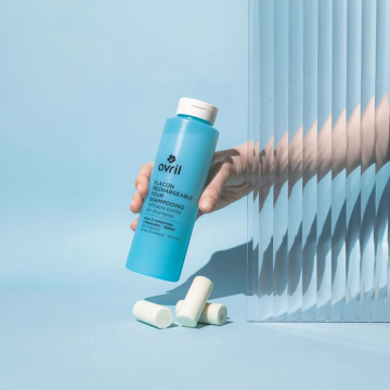 Avril, Refillable Shampoo Bottle/ Επαναγεμιζόμενο Μπουκάλι Σαμπουάν, 350ml