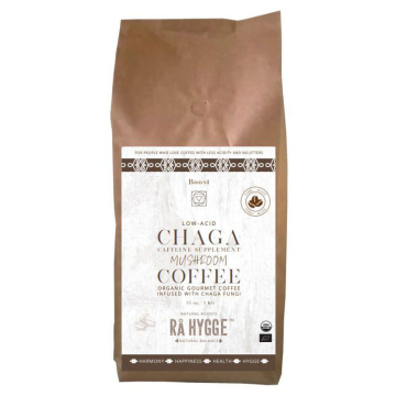 Rå Hygge, BIO Chaga Mushroom Coffee, Whole Beans / Βιολογικός Καφές Μανιταριού Chaga, Ολόκληροι Κόκκοι, 1Kg
