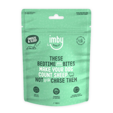 IMBY, Dog Treats for Snooze & Sleep/ Λιχουδιές για Σκύλους για τον Ύπνο, 100 γρ