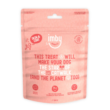 IMBY, Dog Treats for Skin & Coat/ Λιχουδιές για Σκύλους για το Δέρμα & το Τρίχωμα, 100γρ