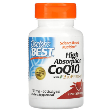 Doctor's Best, High Absorption CoQ10 with BioPerine | Herbalista 