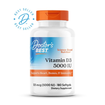 Doctor's Best, Best Vitamin D3, 5000 IU | Herbalista