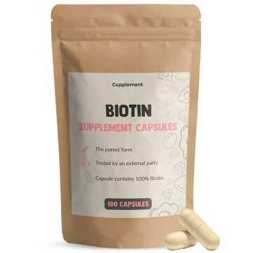 Cupplement, Biotin, 10000 mcg/ Βιοτίνη, 10000 mcg, 100 Κάψουλες