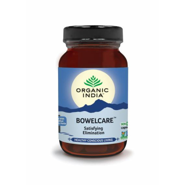 Bowelcare 90 Capsules Bottle By Organic India | Herbalista 