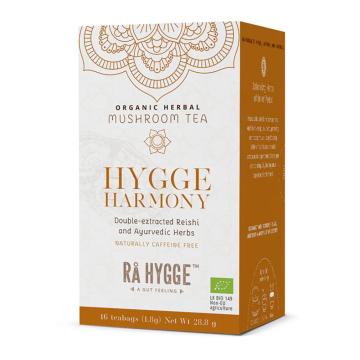 RA Hygge, BIO Hygge Harmony, Herbal Tea with Reishi/ Βιολογικό Τσάι Βοτάνων με Reishi, 16 Σακουλάκια