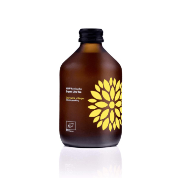 VIGO Kombucha, Longbrew, BIO Curcuma & Ginger 330ml / Βιολογικό Ρόφημα Κομπούχα με Κουρκουμά & Τζίντζερ, 330μλ
