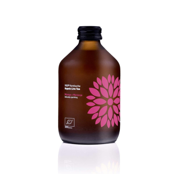 VIGO Kombucha, Longbrew, BIO Mango & Passionfruit 330ml / Βιολογικό Ρόφημα Κομπούχα με Μάνγκο & Φρούτο του Πάθους, 330μλ