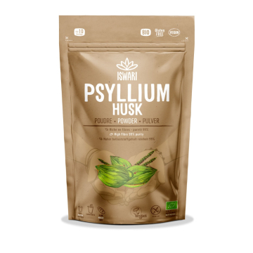 Iswari, BIO Psyllium Husk, Gluten Free, 125g / Ψύλλιο αλεσμένο, 125γρ.