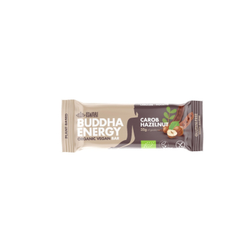 Iswari, BIO Buddha Energy Bar, Carob & Hazelnut, Gluten Free, 35g / Μπάρα Ενέργειας με Χαρούπι & Φουντούκι, 34γρ.