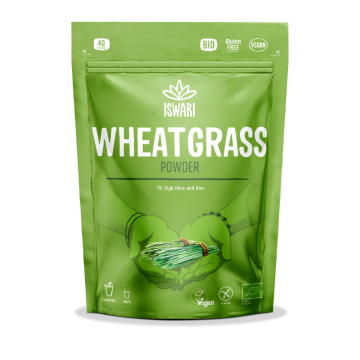 Iswari, BIO Wheatgrass Powder, Gluten Free, 200g / Σιταρόχορτο σε σκόνη, 200γρ.