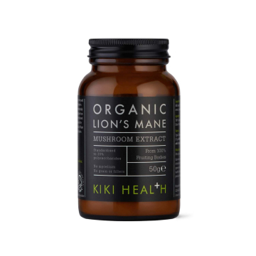 Kiki Health, Organic Lion's Mane Mushroom Extract Powder / Βιολογικό Εκχύλισμα Μανιταριού Lion's Mane σε σκόνη, 50γρ
