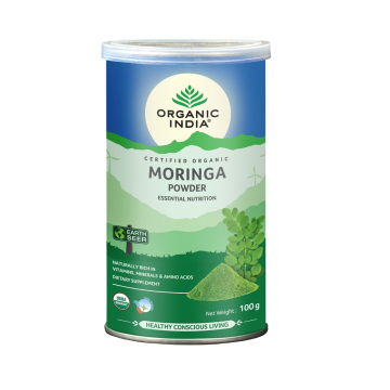Organic India, BIO Moringa Powder 100g / Μορίνγκα σε σκόνη, 100γρ.