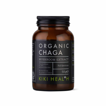Kiki Health, Organic Chaga Mushroom Extract Powder / Βιολογικό Εκχύλισμα Μανιταριού Chaga σε σκόνη, 50γρ