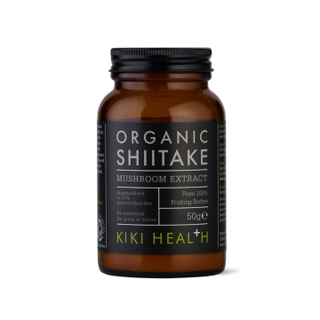 Kiki Health, Organic Shiitake Mushroom Extract Powder / Βιολογικό Εκχύλισμα Μανιταριού Shiitake σε σκόνη, 50g
