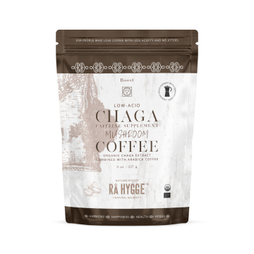 Rå Hygge, BIO Chaga Mushroom Coffee, Espresso Ground / Βιολογικός Καφές με Μανιτάρια Chaga, Εσπρέσο, 227 γρ
