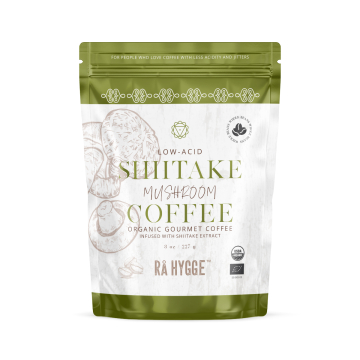 Rå Hygge, BIO Shiitake Mushroom Coffee, Whole Beans / Βιολογικός Καφές με Μανιτάρια Shiitake, Ολόκληροι Κόκκοι, 227γρ 
