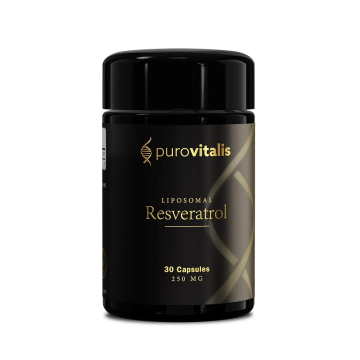 Purovitalis, Liposomal Trans-Resveratrol 250mg/ Λιποσωμική trans-ρεσβερατρόλη 250mg, 30 Χορτοφαγικές Κάψουλες