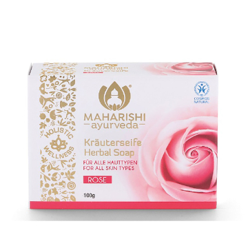 Maharishi Ayurveda, Herbal Soap, Rose/ Φυτικό Σαπούνι, Τριαντάφυλλο, 100γρ