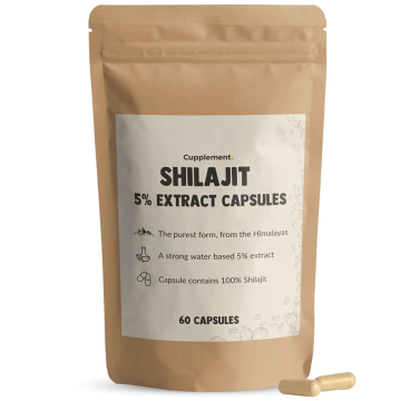 Cupplement, Shilajit Extract/ Εκχύλισμα Shilajit, 60 Κάψουλες