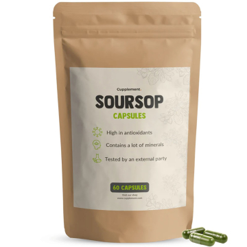 Cupplement, Soursop Extract/ Εκχύλισμα Σουρσόπ, 60 Κάψουλες